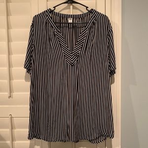 Old Navy Striped Blouse